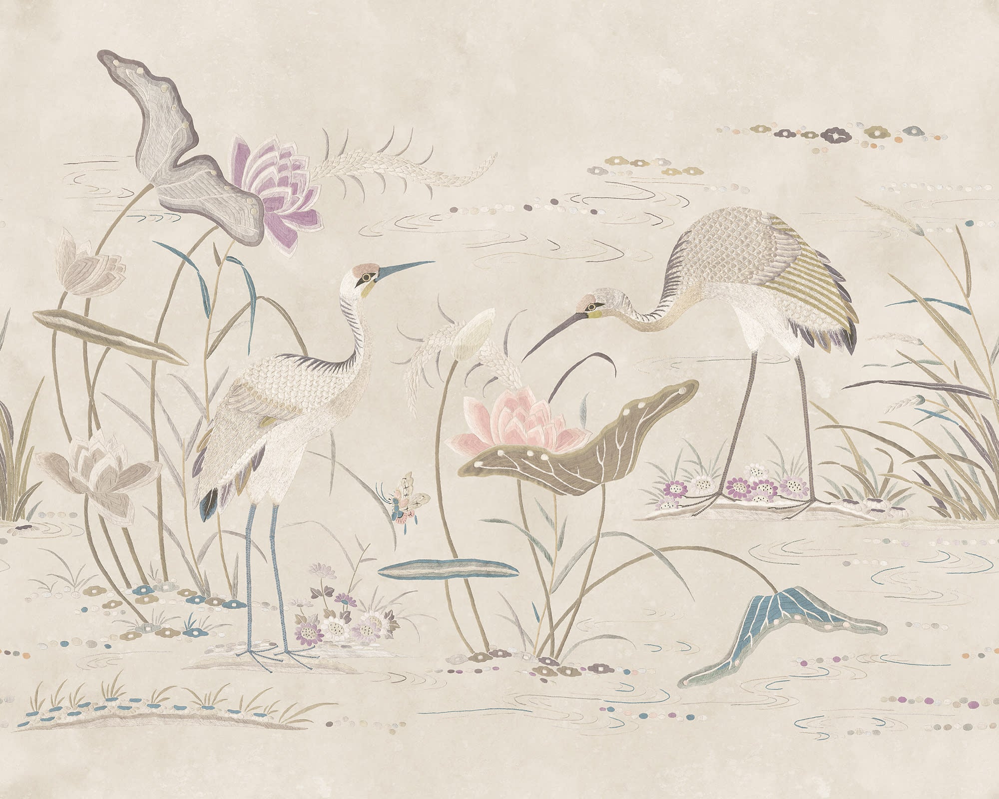 Sandberg Seabirds Behang S10418 - Sandstone