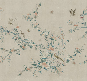 Sandberg Bloom Behang S10426 - Gray