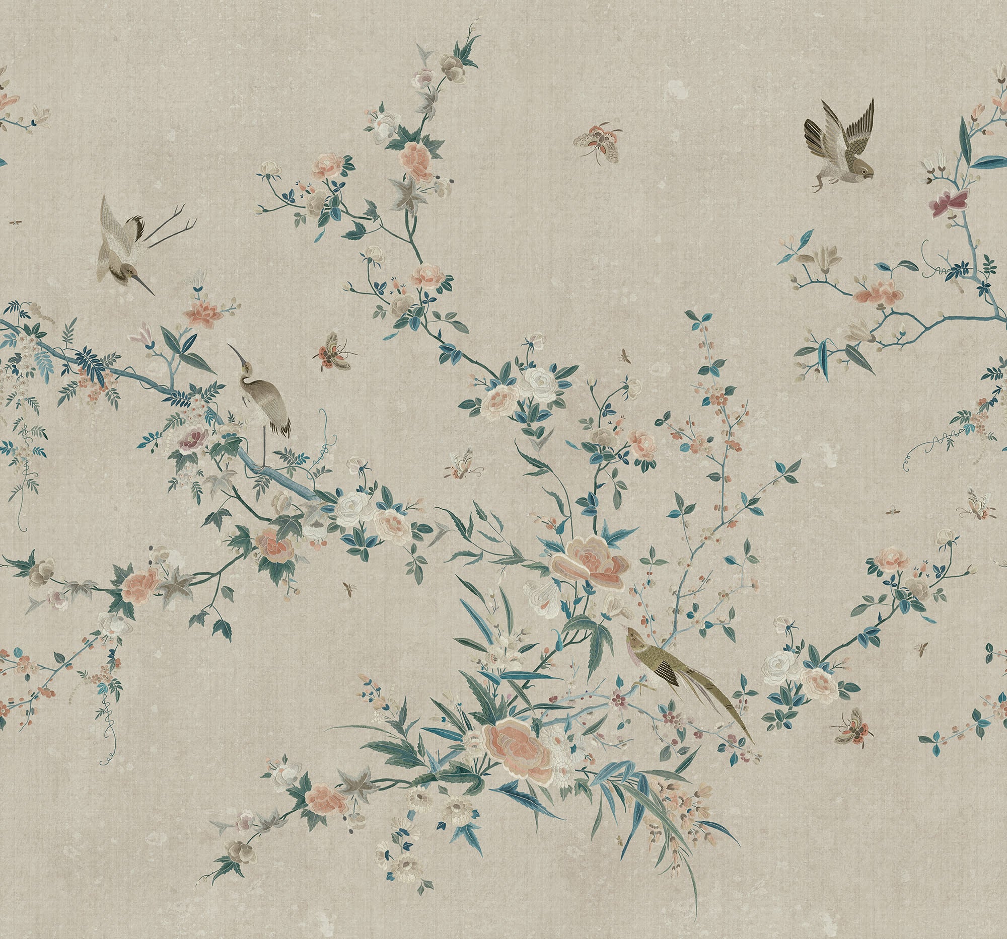 Sandberg Bloom Behang S10426 - Gray