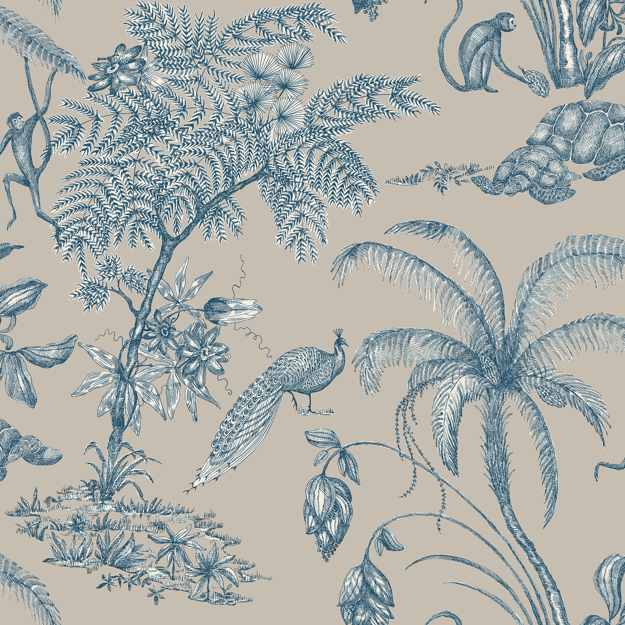Sandberg Moa Behang S10431 - Indigo Blue