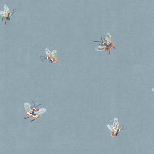 Sandberg Butterflies Behang S10448 - Misty Blue