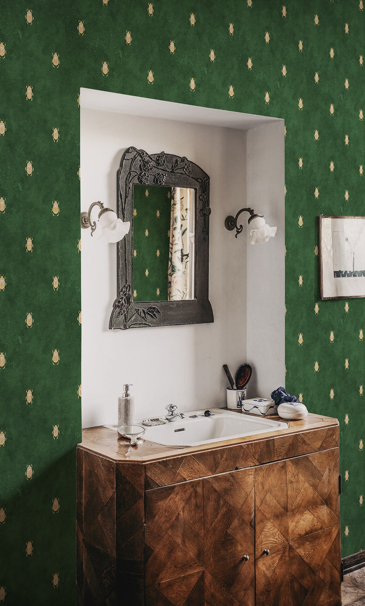 Sandberg Audrey Behang S10451 - Dark Green