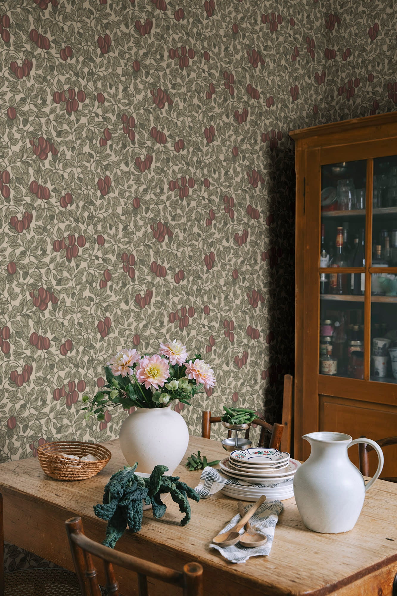 Sandberg Emrik Behang S10468 - Burgundy