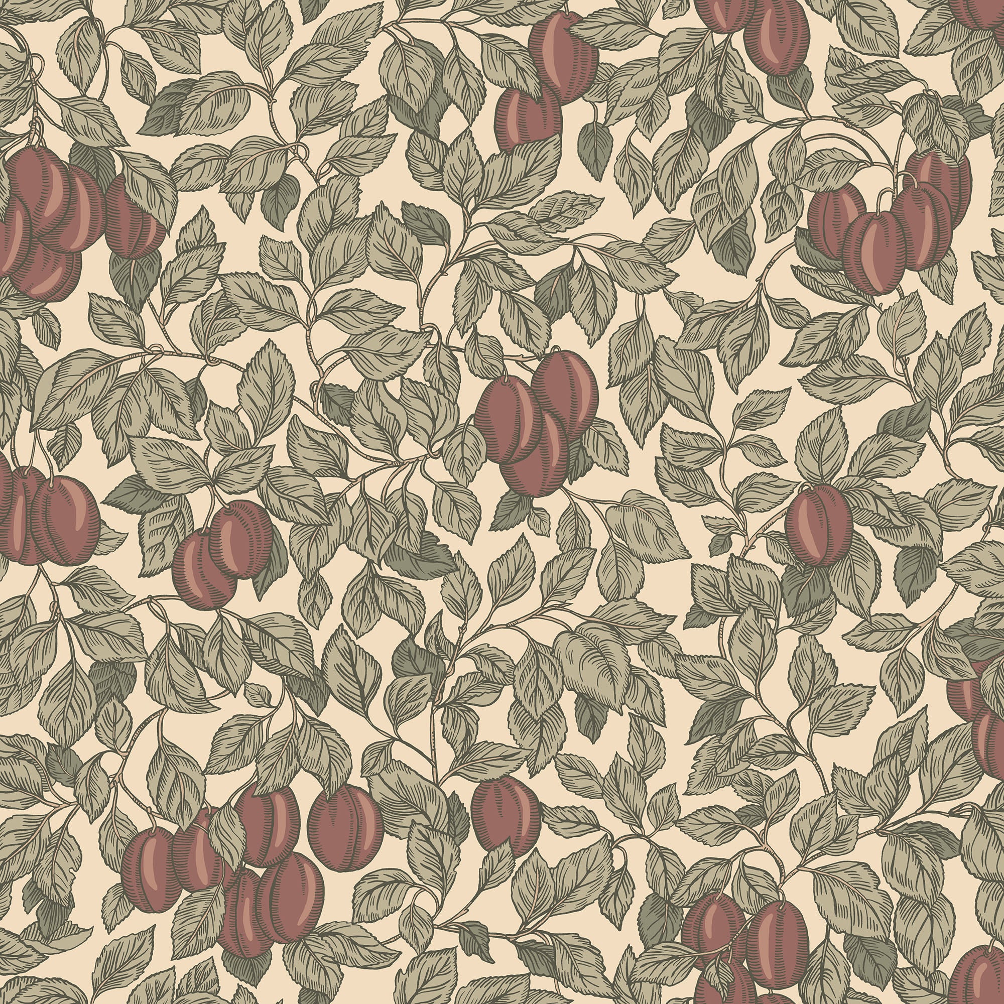 Sandberg Emrik Behang S10468 - Burgundy