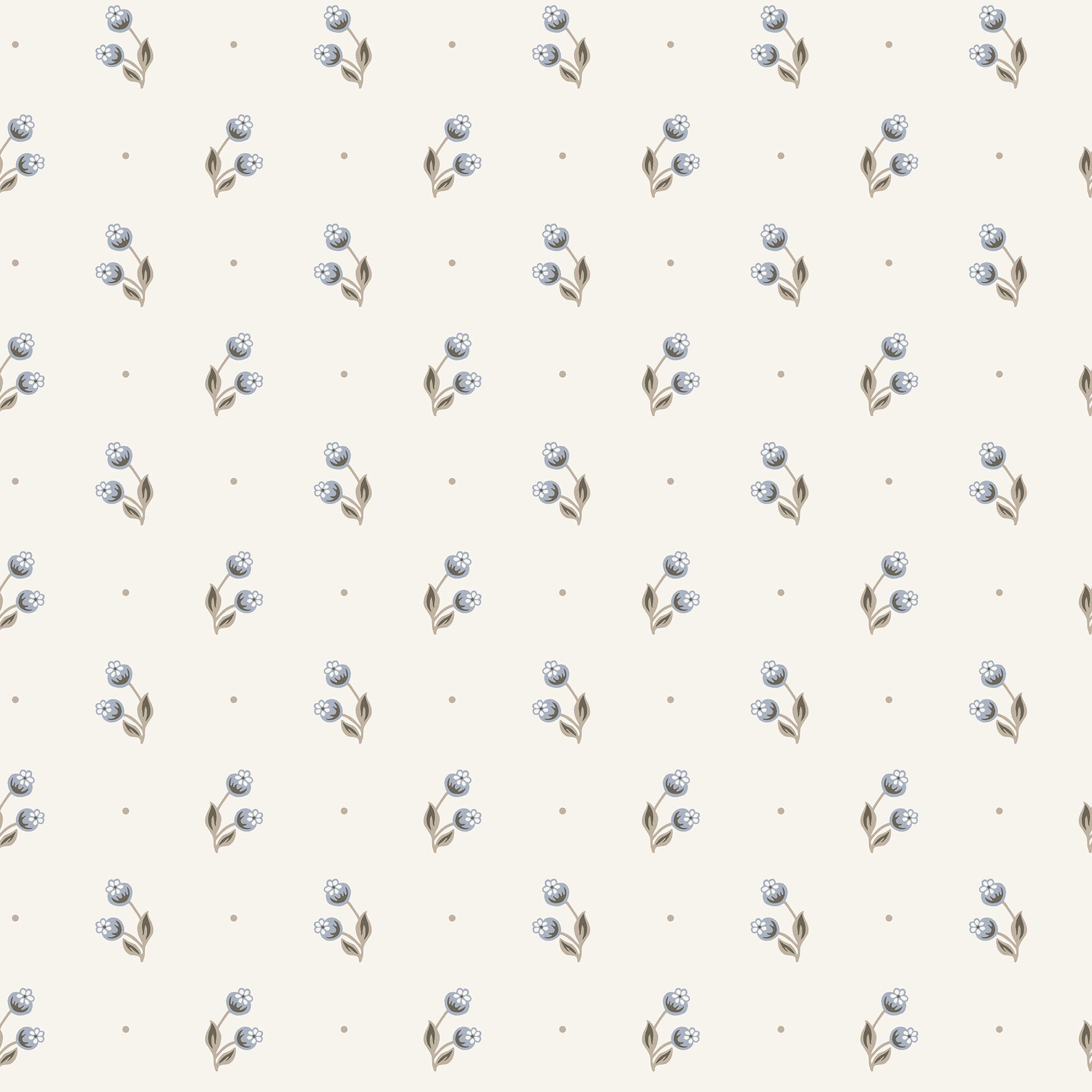 Sandberg Siv Behang S10469 - Misty Blue