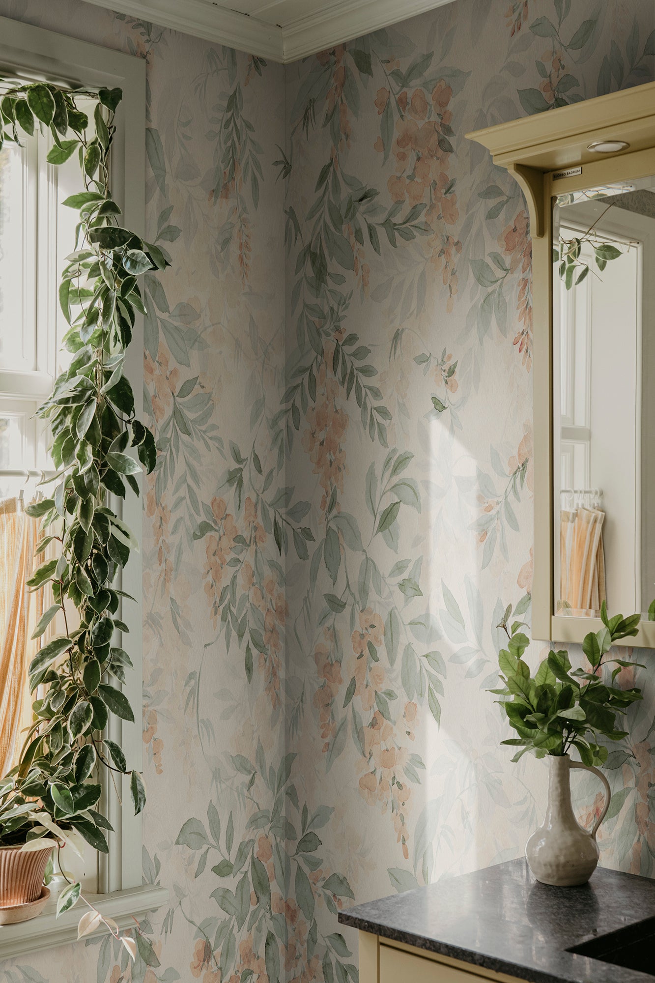 Sandberg Lovisa Mural Behang S10523 - Orange