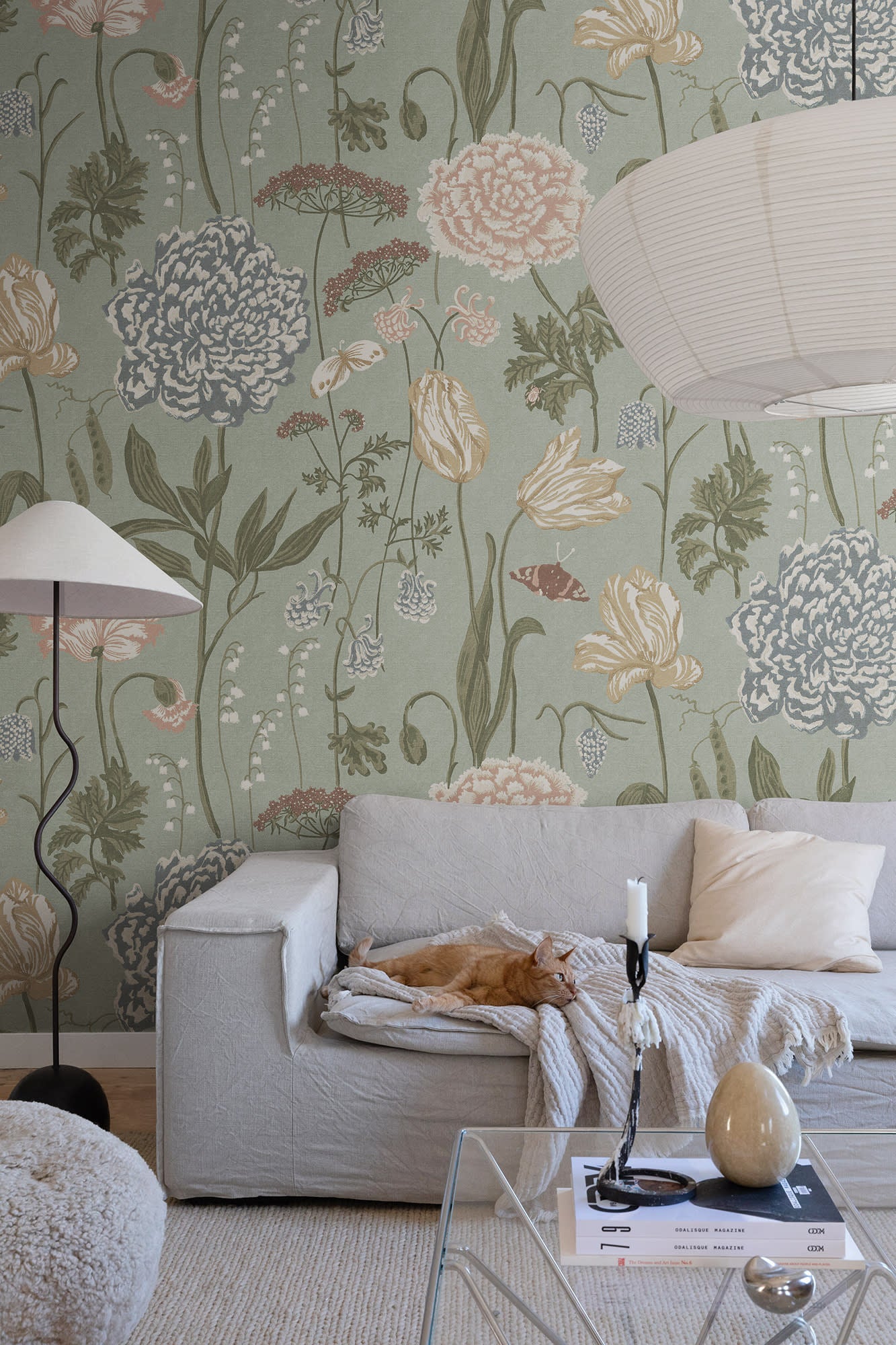 Sandberg Aurelie Mural Behang S10535 - Light Blue