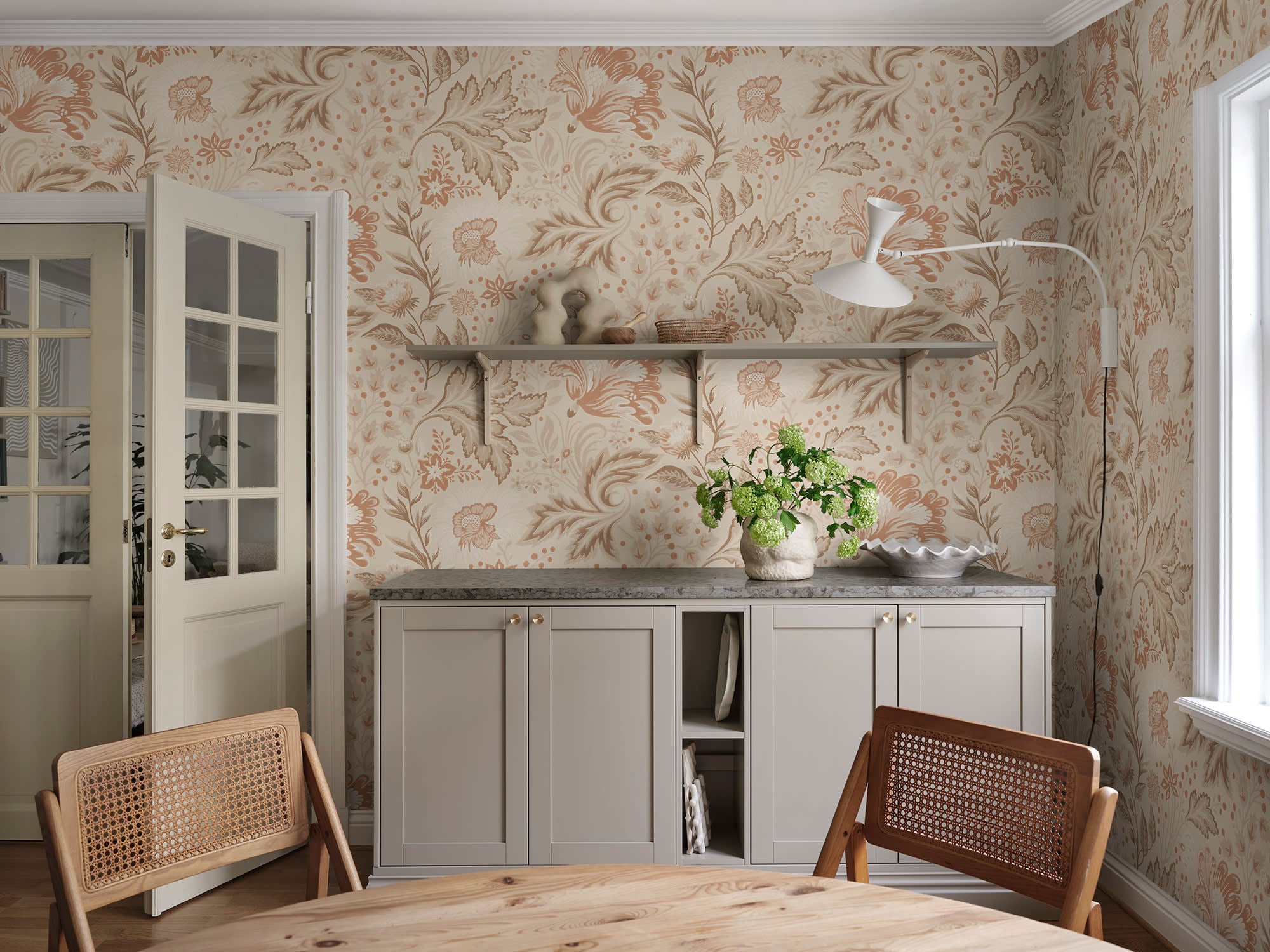 Sandberg Ava Mural Behang S10546 - Hazel