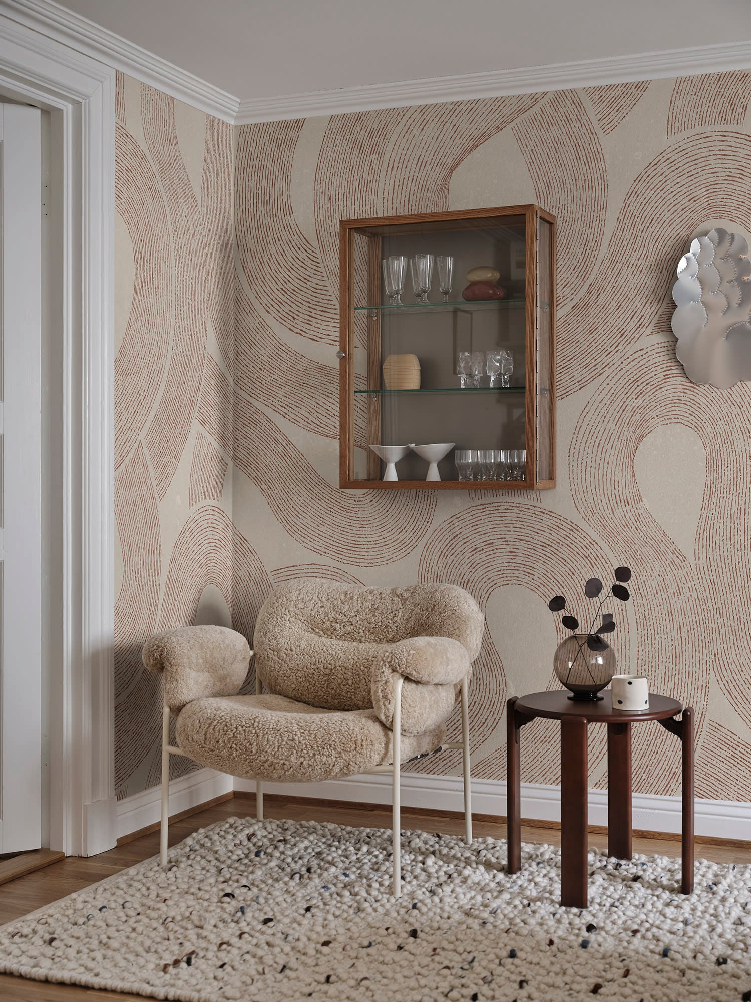 Sandberg Zen Mural Behang S10547 - Terracotta