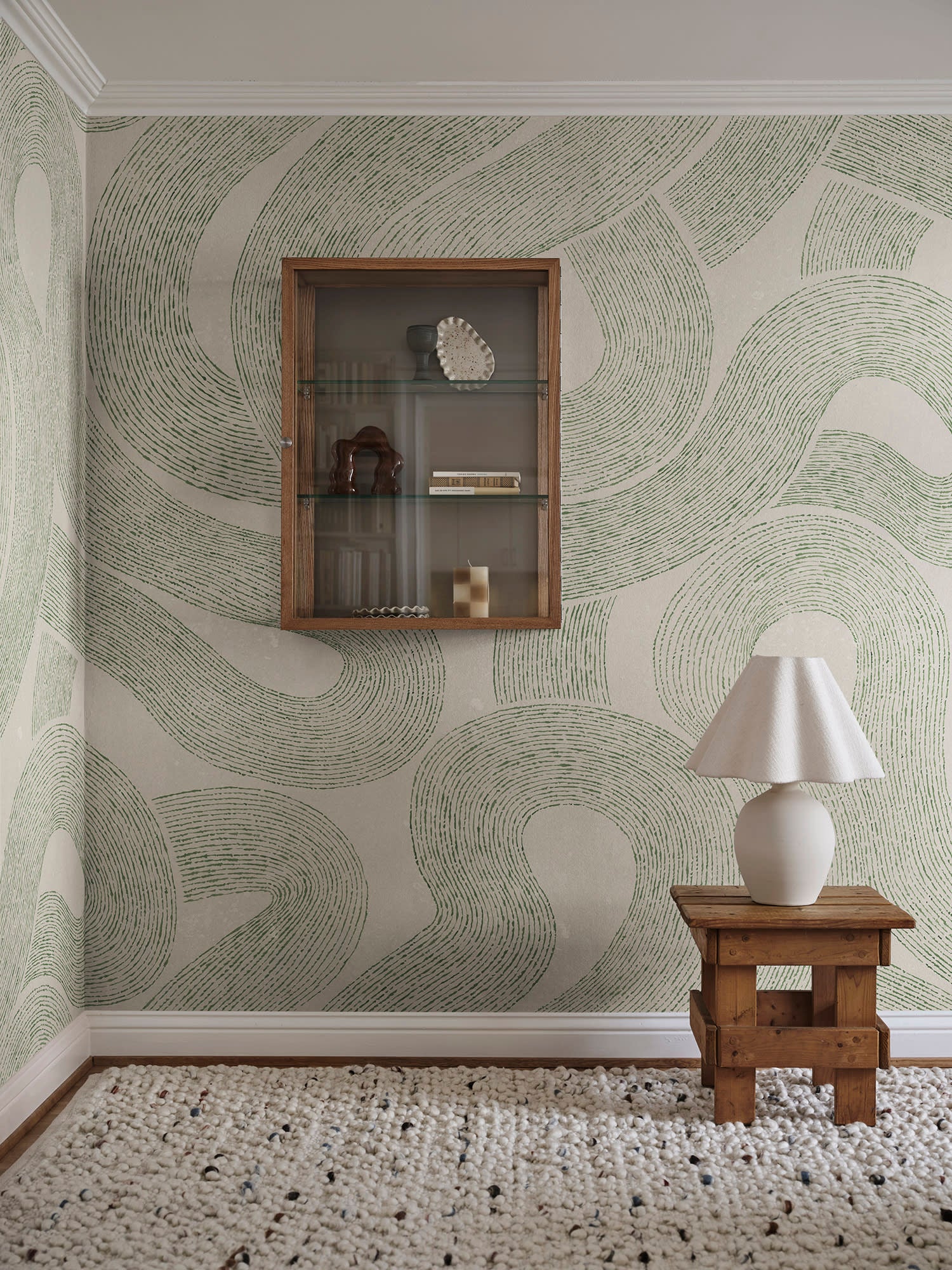 Sandberg Zen Mural Behang S10548 - Green