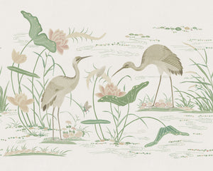 Sandberg Seabirds Behang S10550 - Green