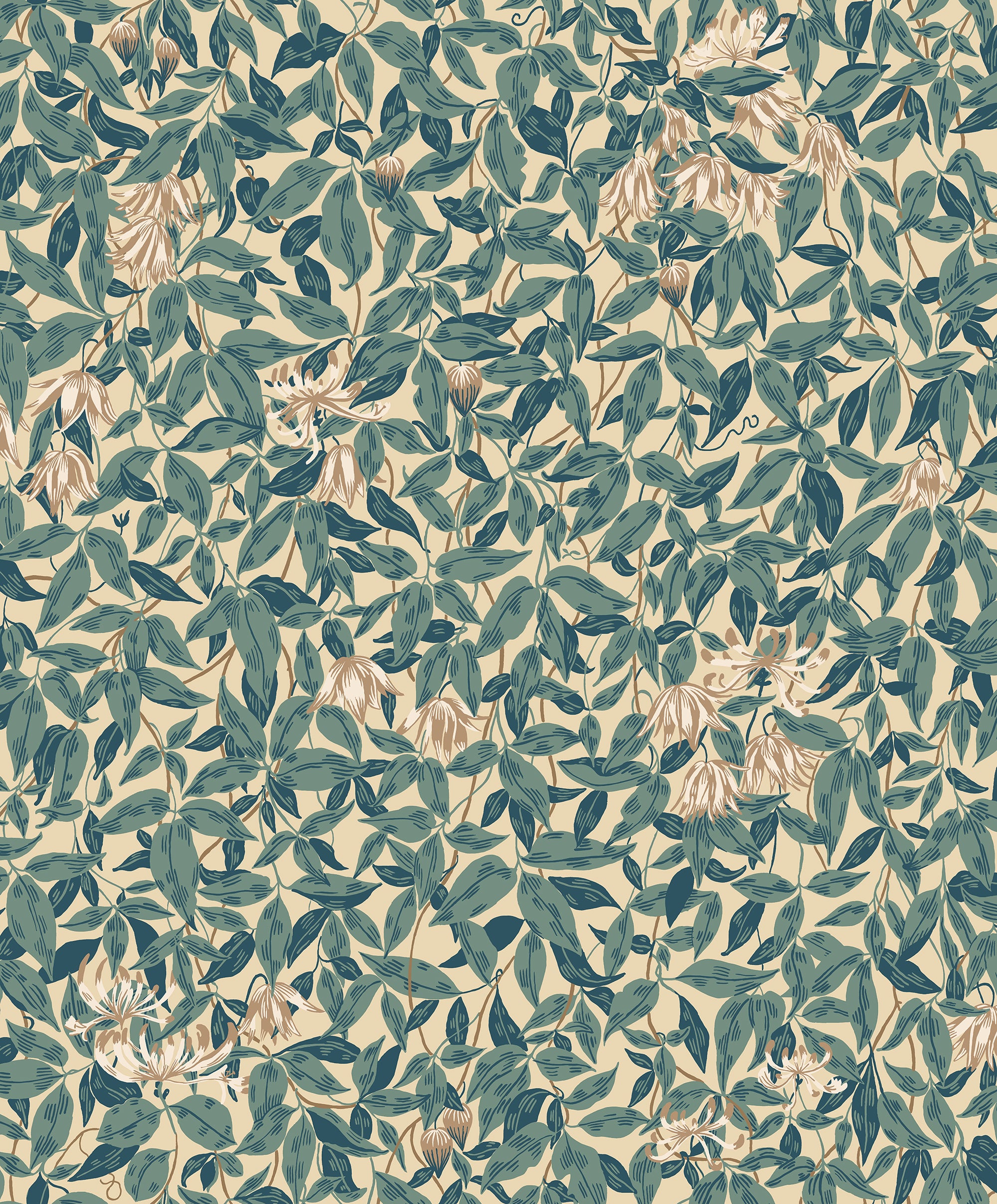 Sandberg Linnea Behang S10558 - Blue