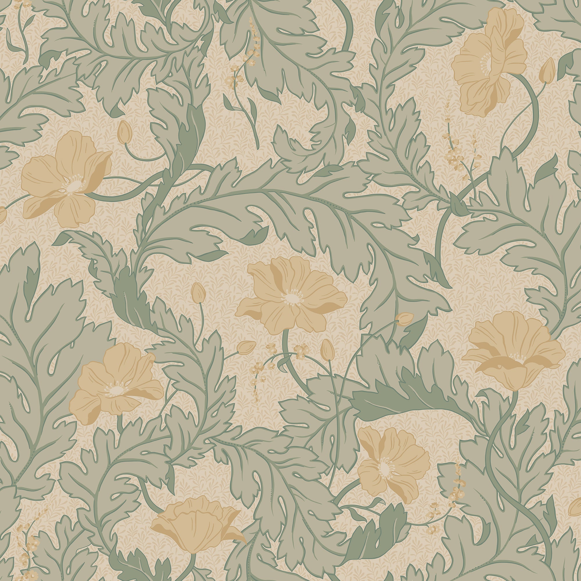Sandberg Charlotta Behang S10560 - Yellow