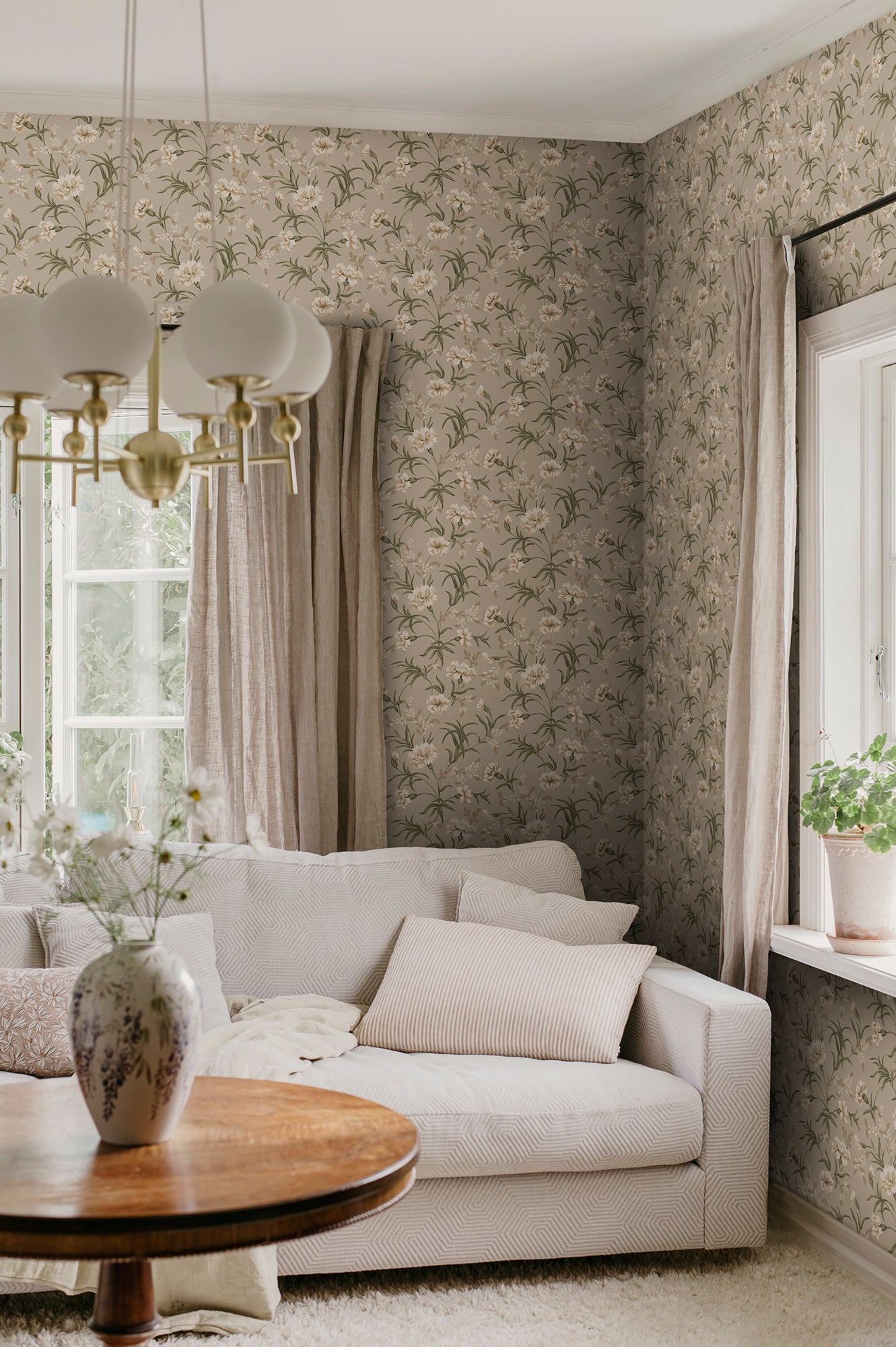 Sandberg Emilie Behang S10563 - Clay