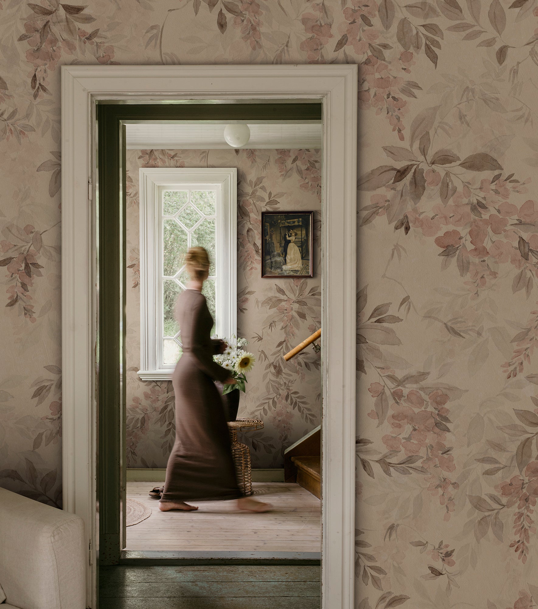 Sandberg Lovisa Mural Behang S10565 - Terracotta