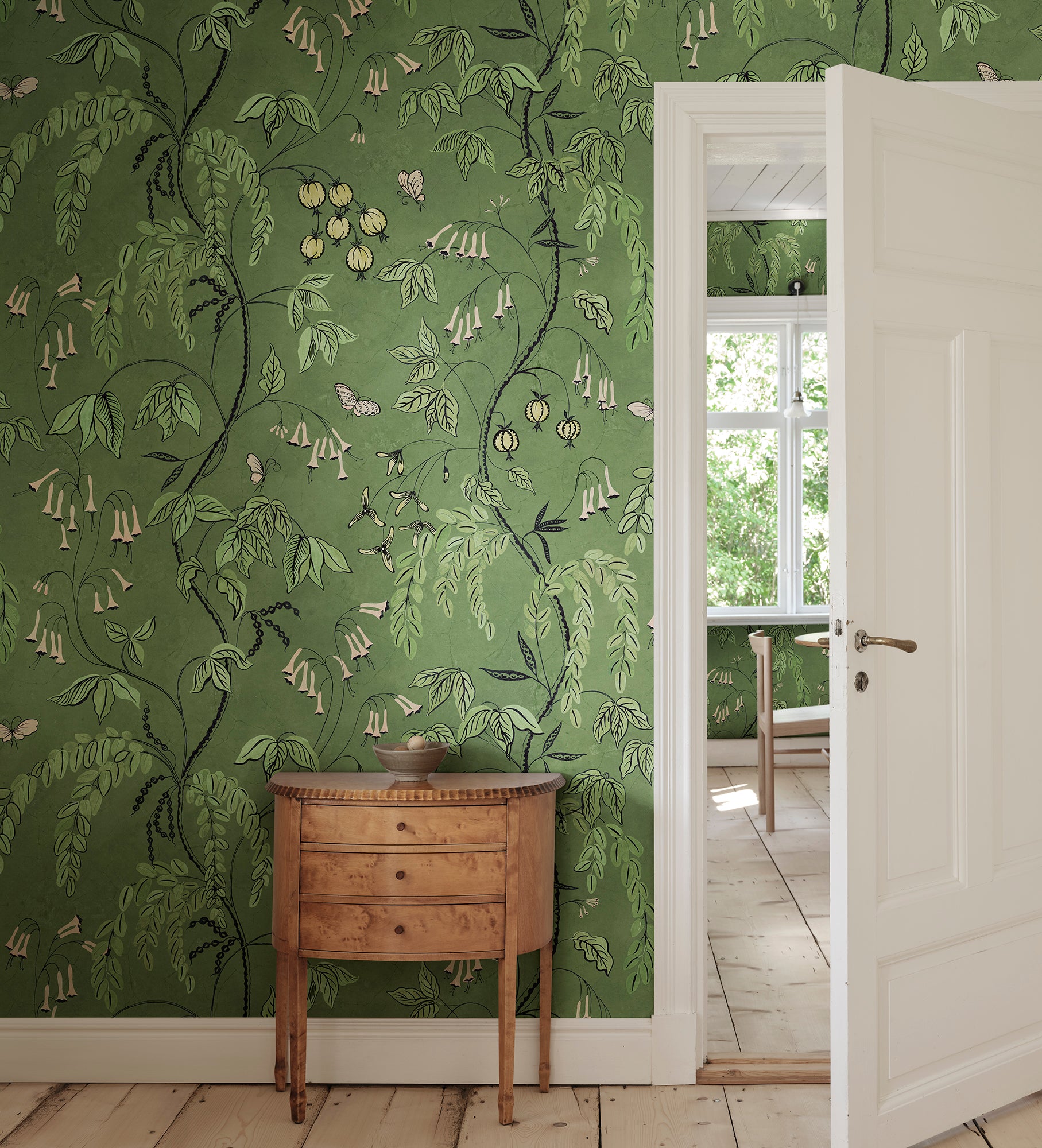 Sandberg Ottilia Behang S10585 - Green