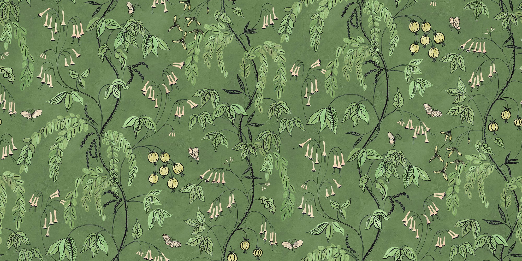 Sandberg Ottilia Behang S10585 - Green