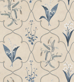 Sandberg Louise Behang S10590 - Blue