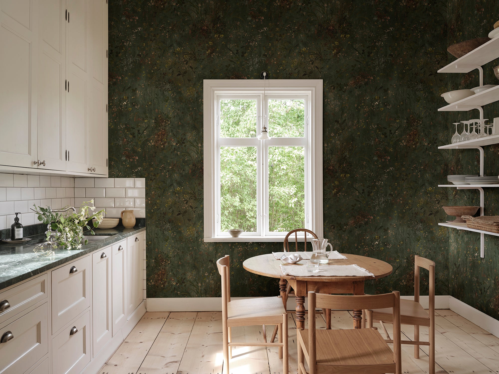 Sandberg Juni Behang S10594 - Forest Green