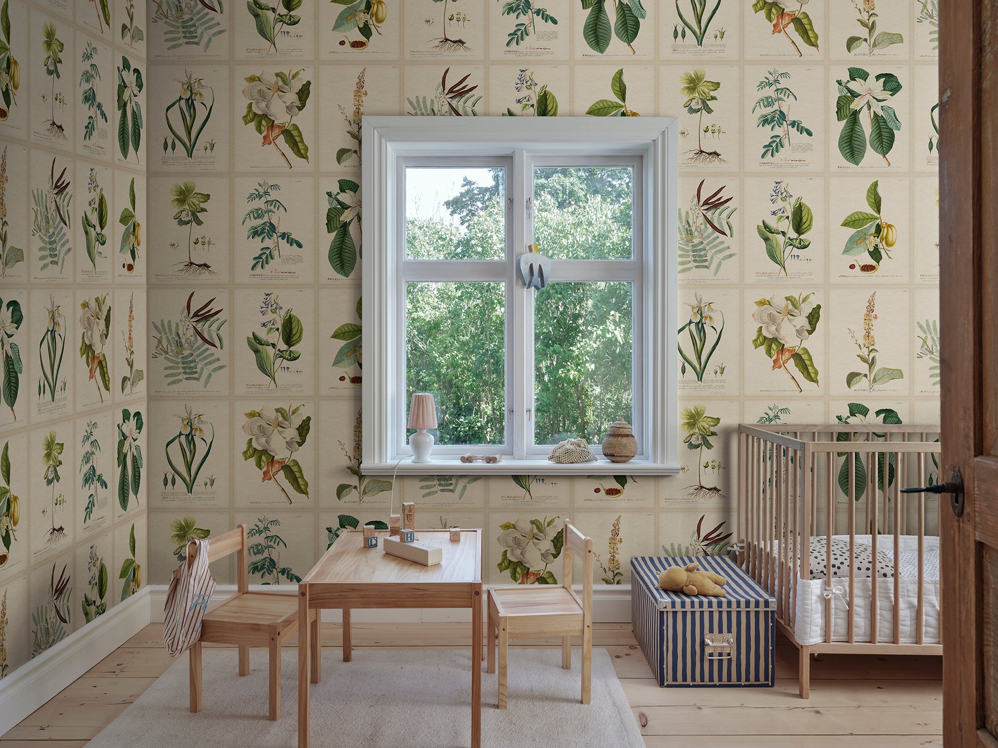 Sandberg Flora Behang S10598 - Green