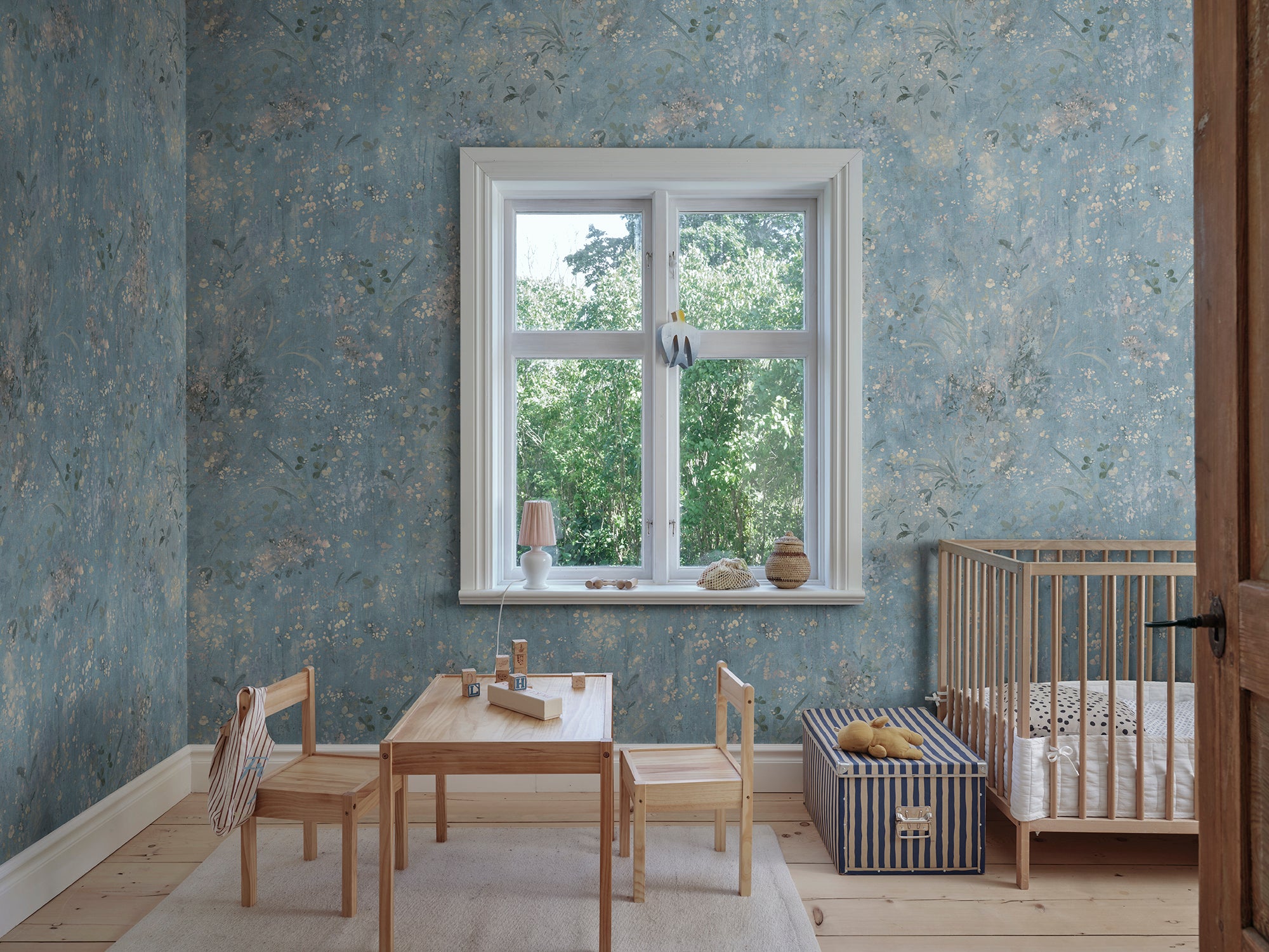 Sandberg Juni Behang S10603 - Light Blue