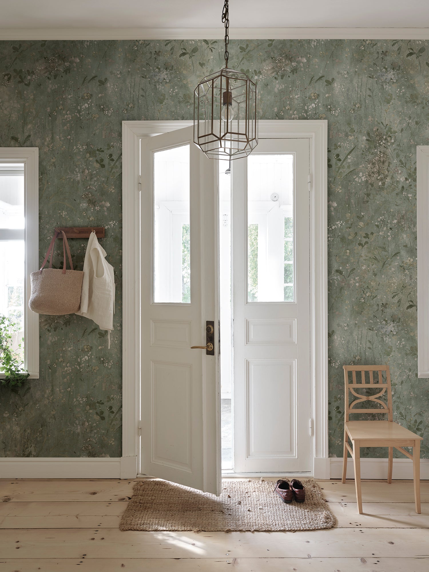 Sandberg Juni Behang S10606 - Sage Green