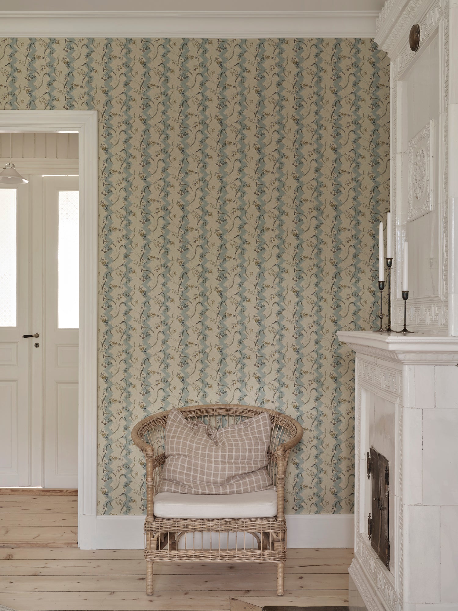 Sandberg Beatrice Behang S10611 - Misty Blue
