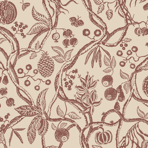 Sandberg Tree of Life Behang S10614 - Burgundy
