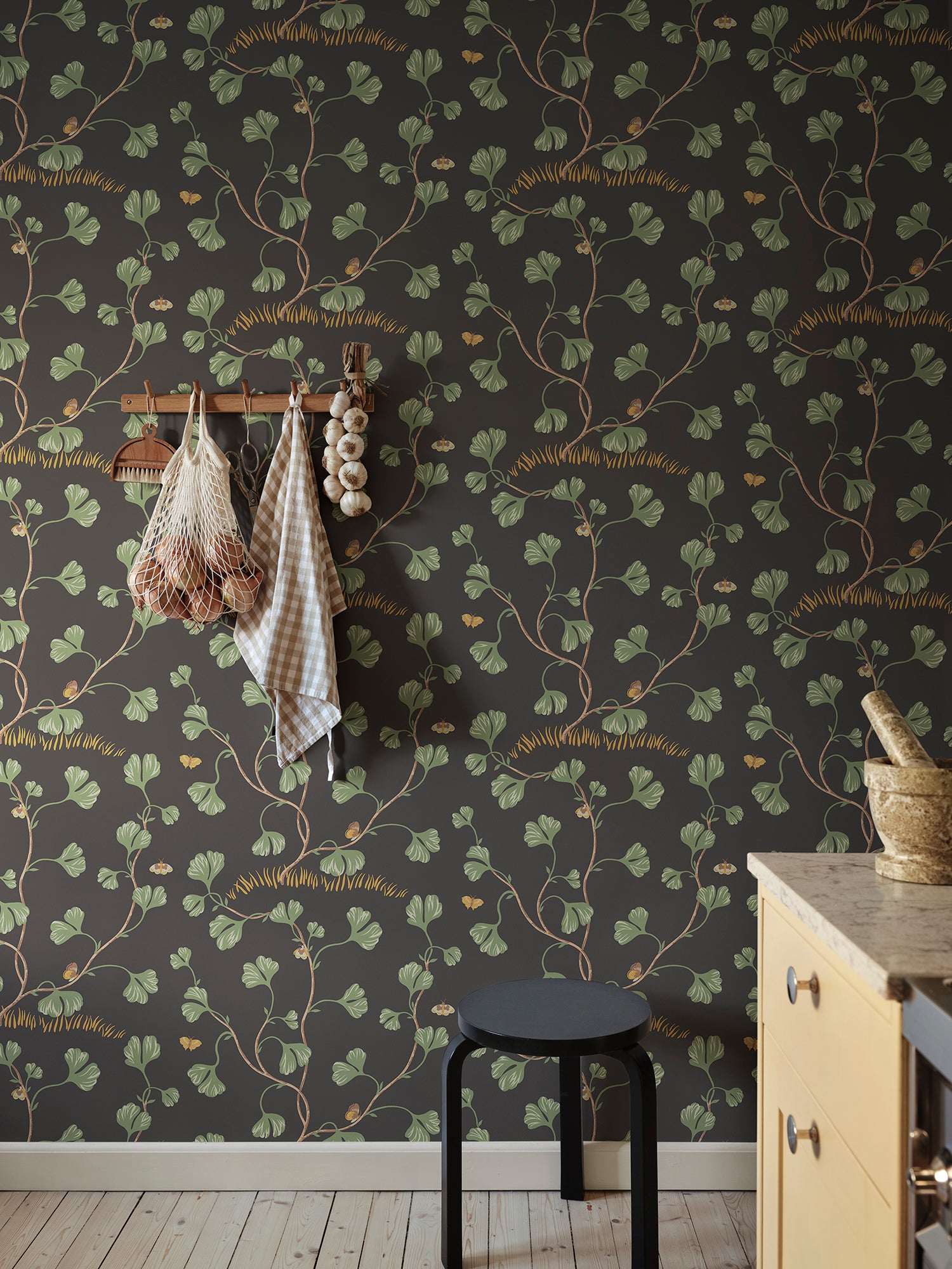 Sandberg Ebba Behang S10619 - Charcoal