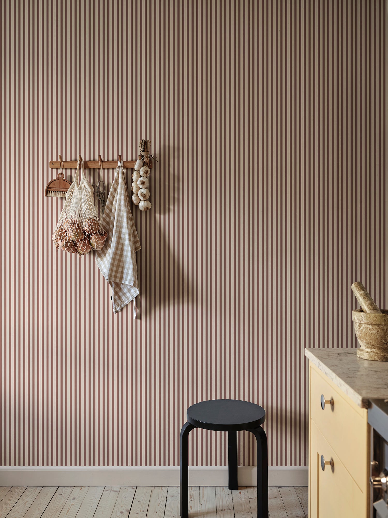 Sandberg Estelle Behang S10629 - Burgundy
