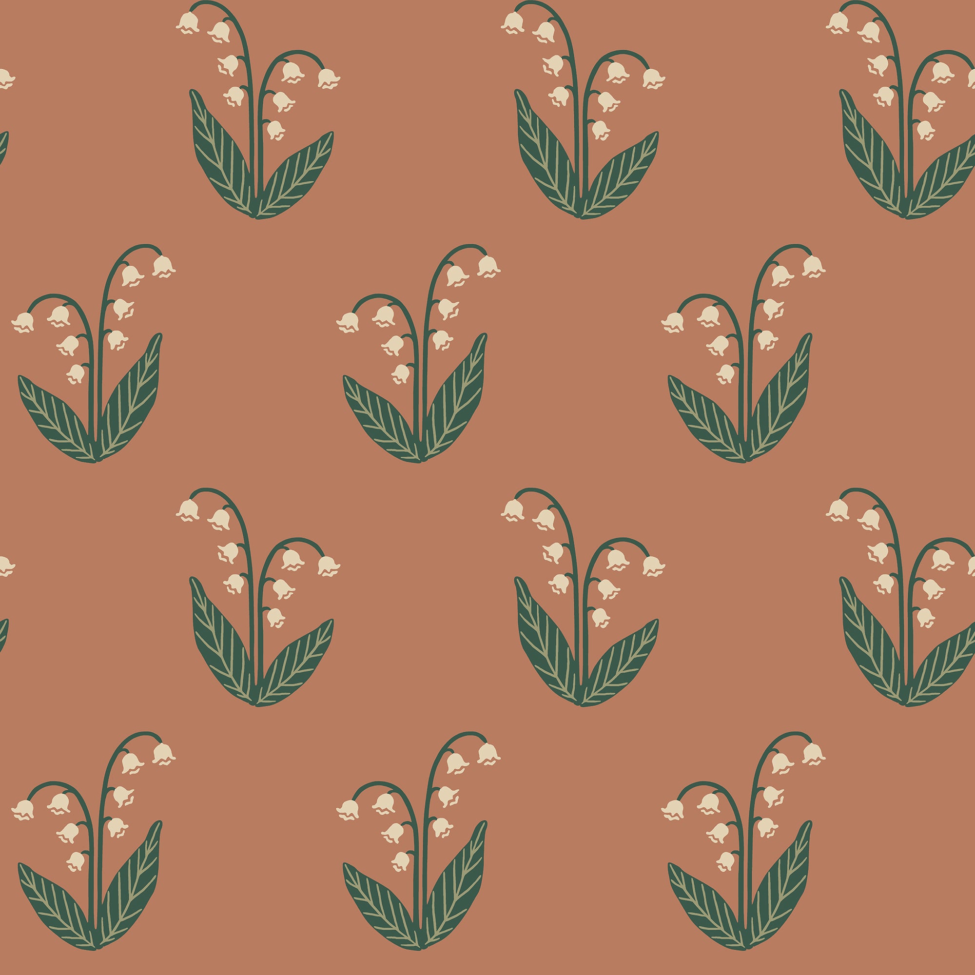 Sandberg Lilly Behang S10636 - Terracotta