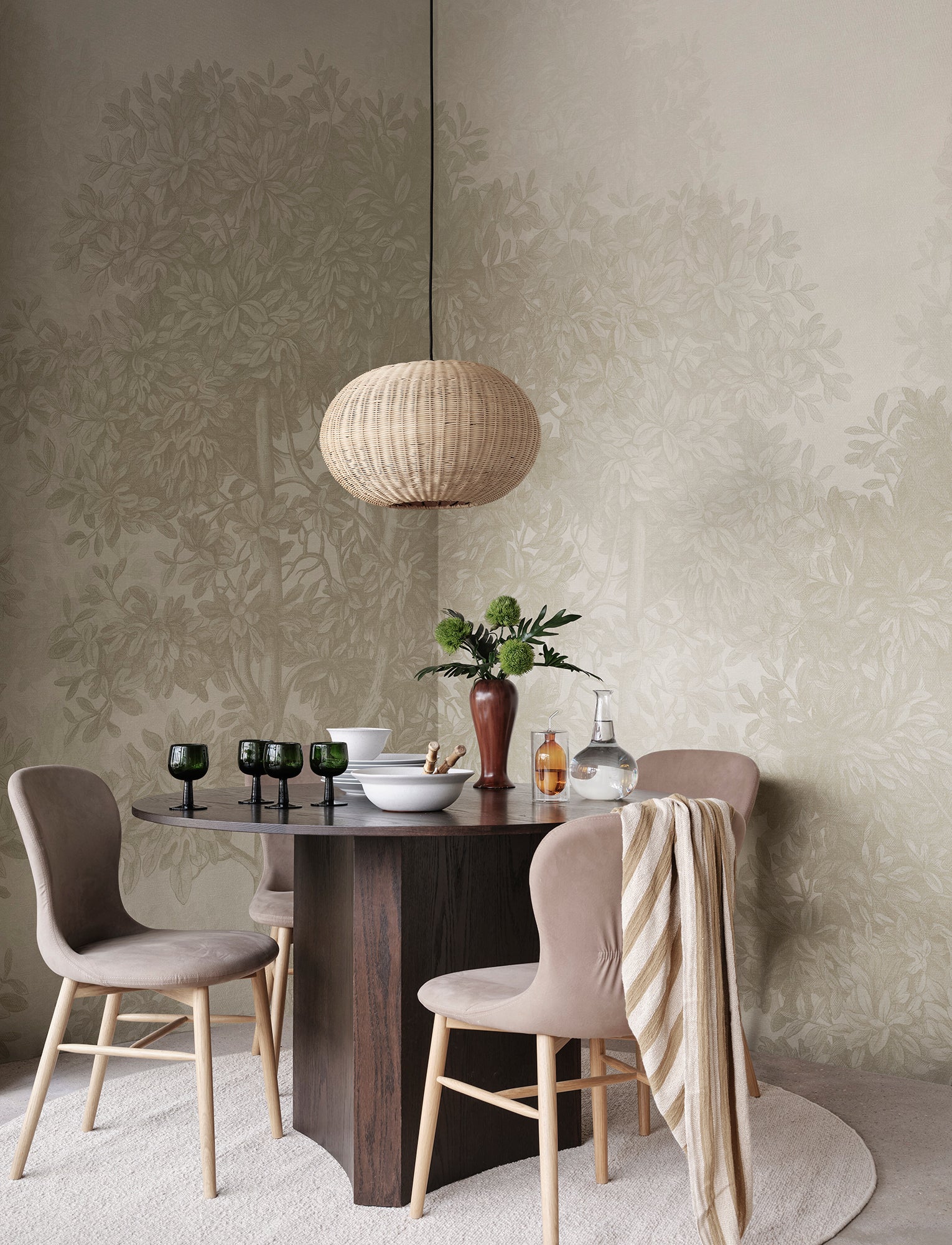 Sandberg Charles Mural Behang S10639 - Beige
