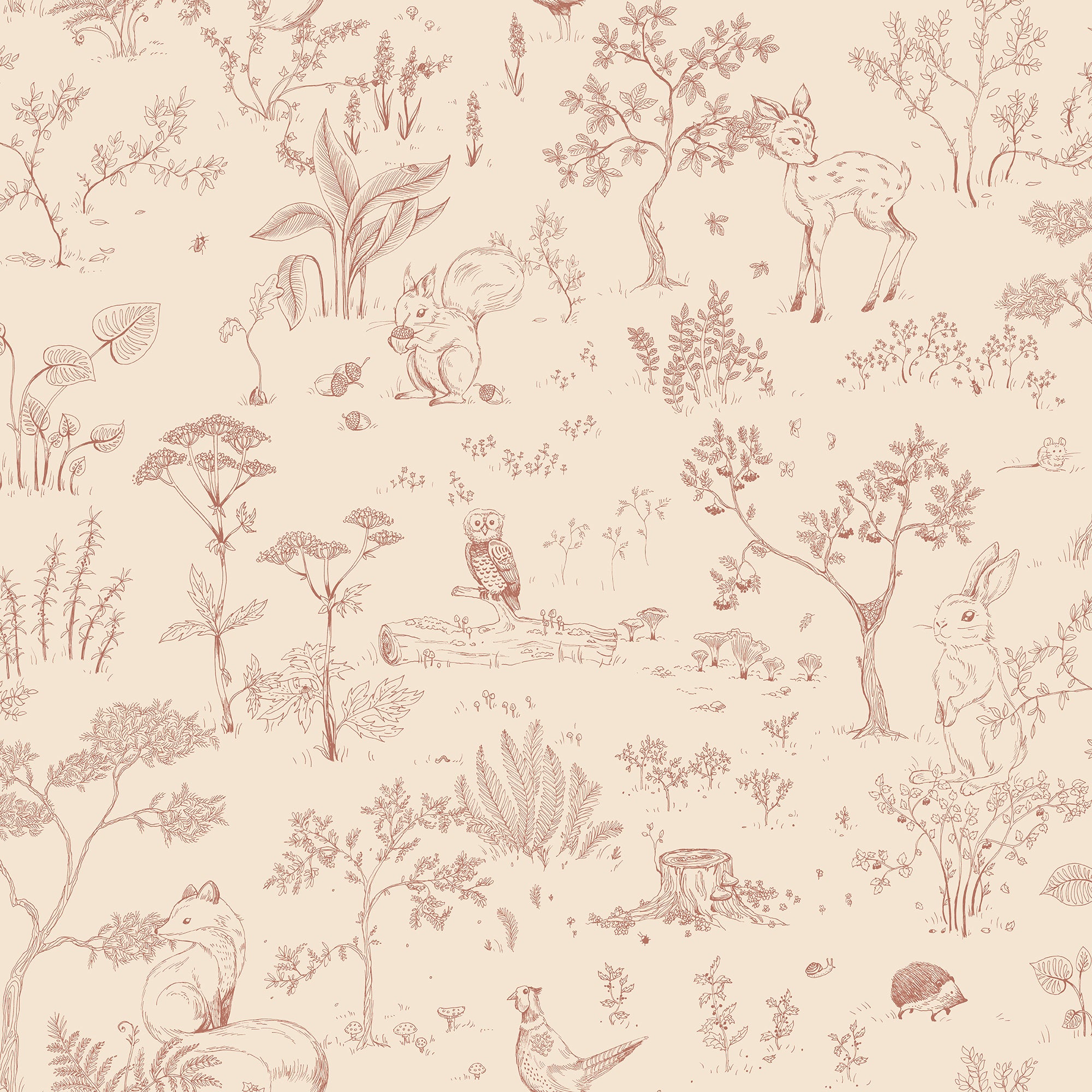 Sandberg Hollie Behang S10641 - Terracotta