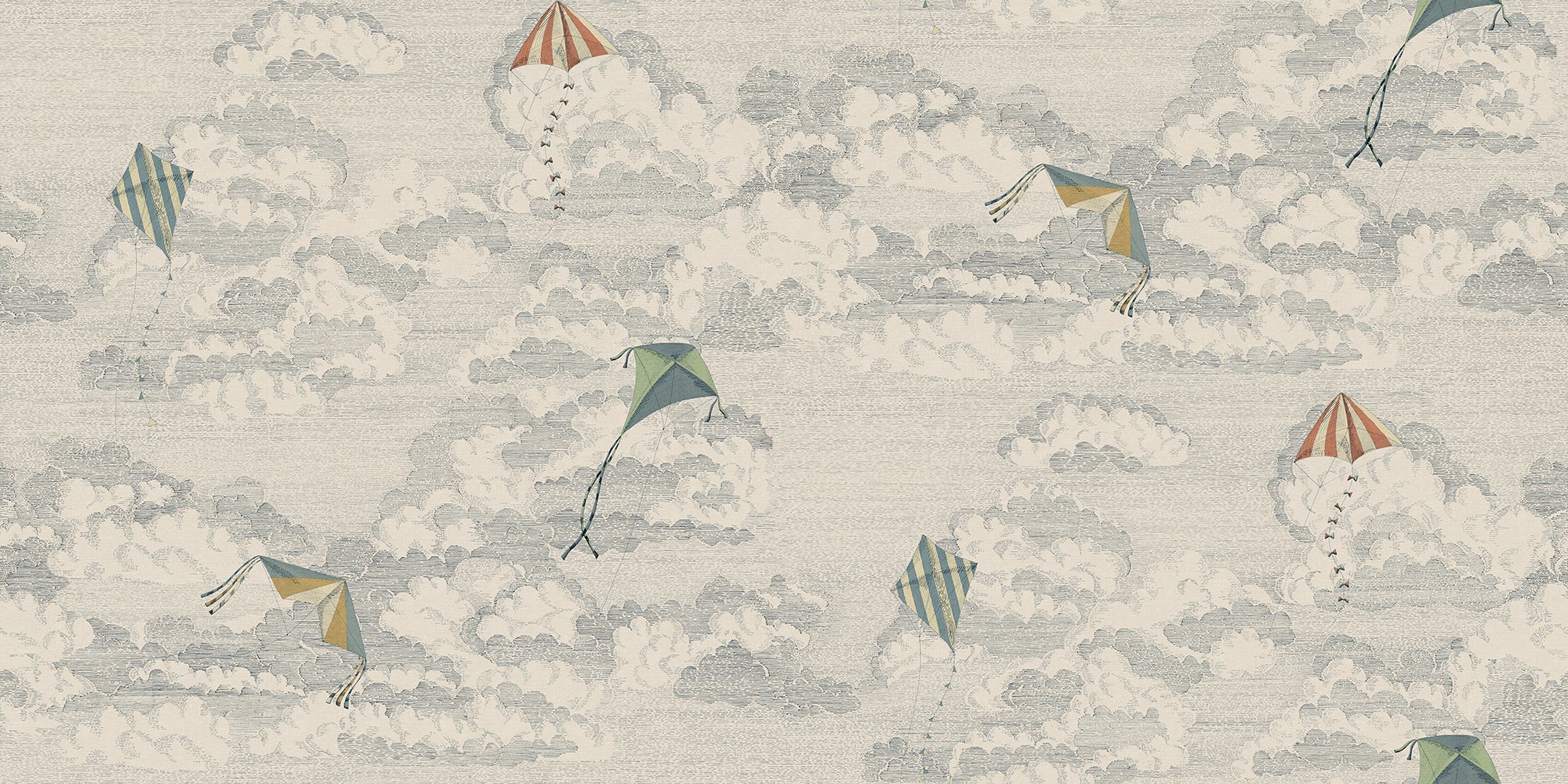 Sandberg Bonnie and Kites Behang S10644 - Blue