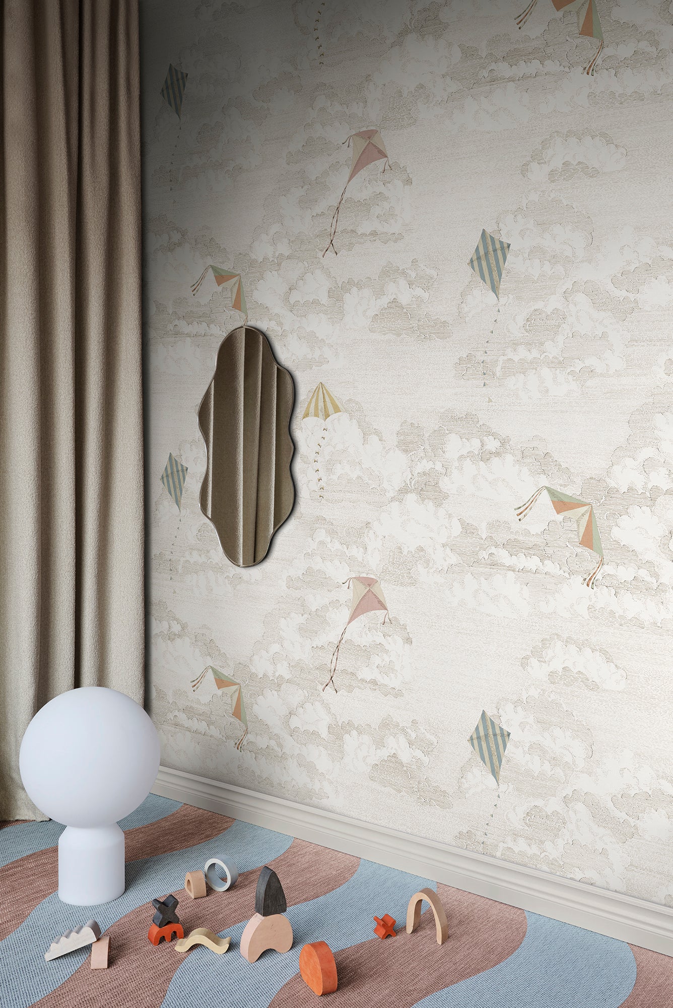 Sandberg Bonnie and Kites Behang S10645 - Sand