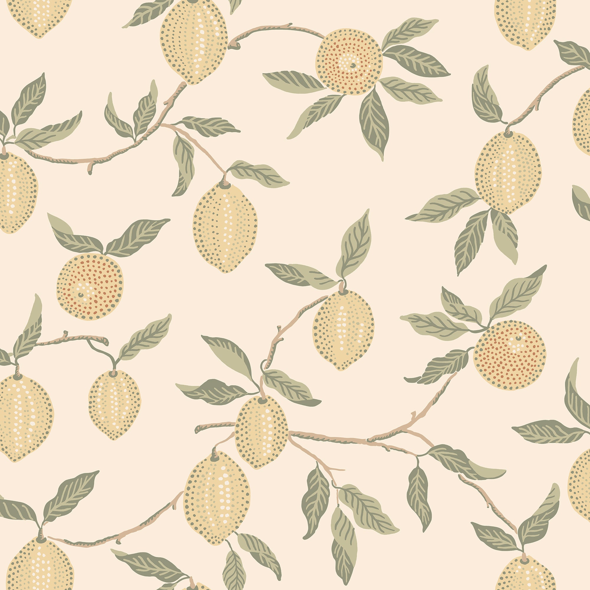 Sandberg Limone Behang S10666 - Yellow