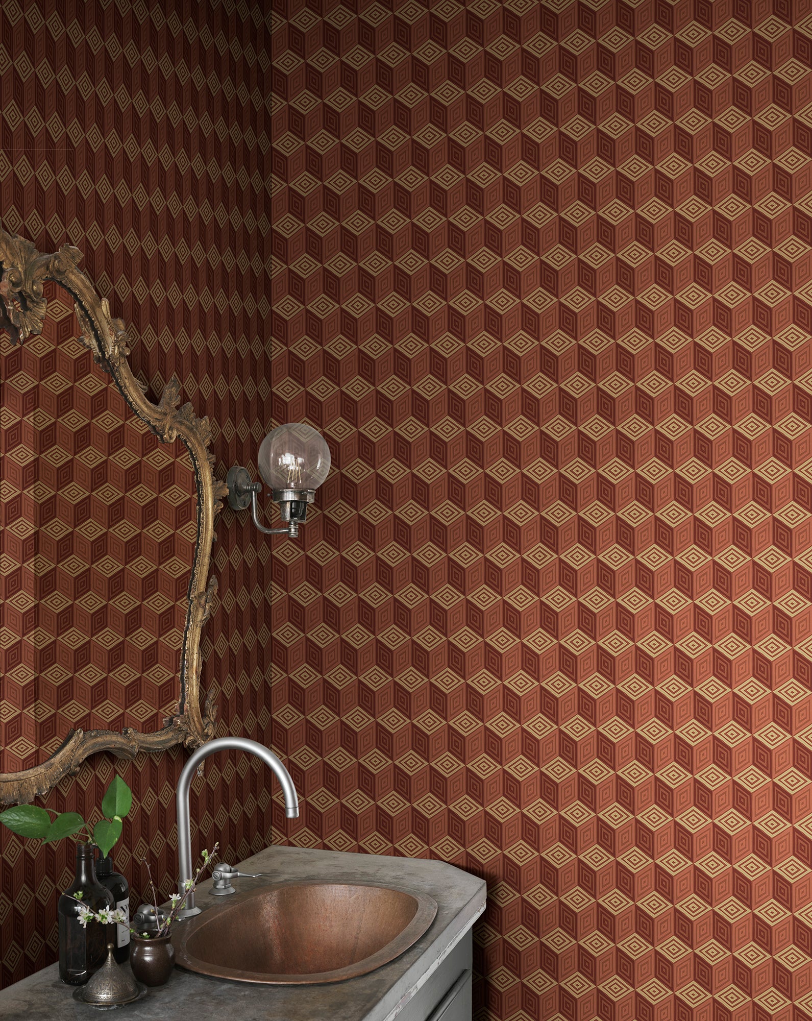 Sandberg Chiara Behang S10693 - Terracotta