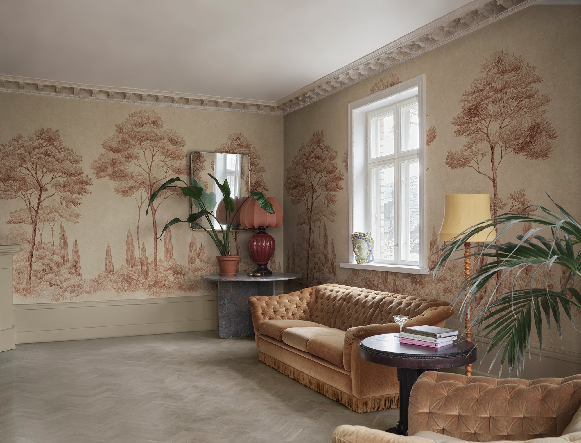 Sandberg Andrea Behang S10696 - Terracotta