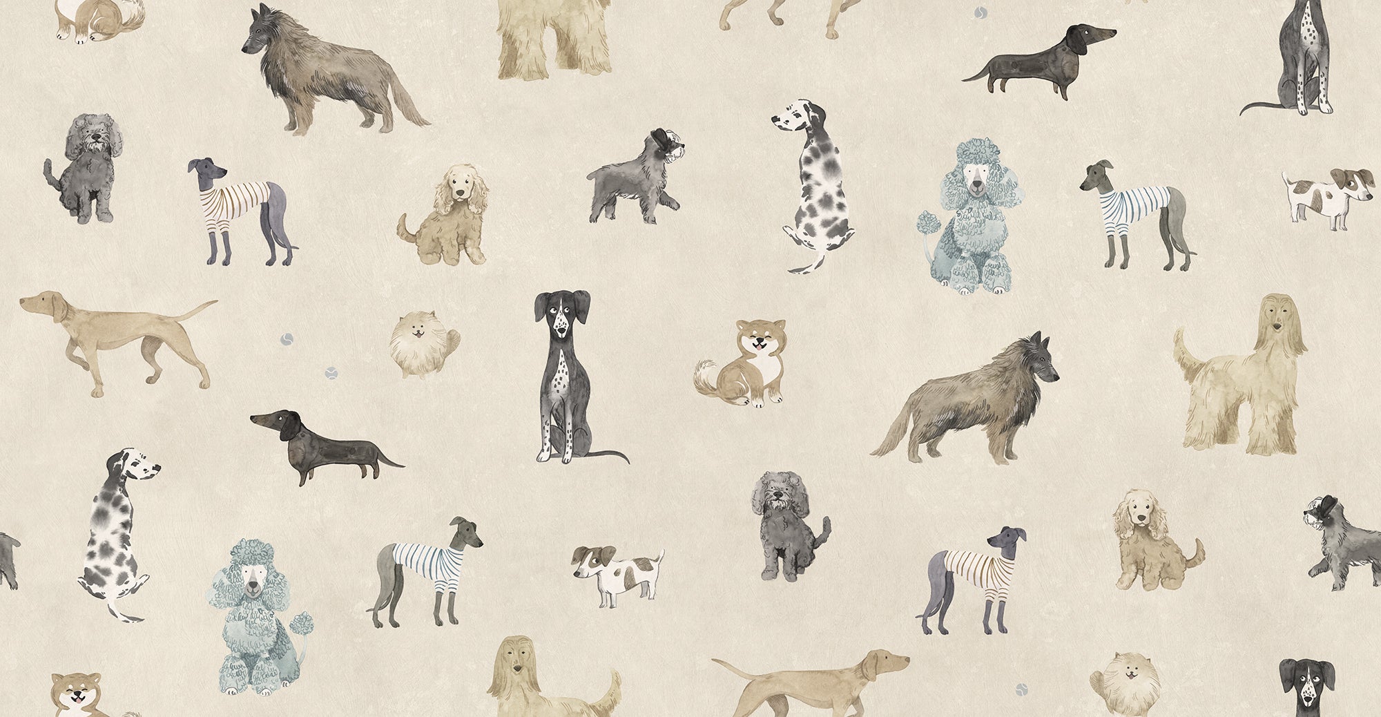 Sandberg Taiga and Friends Behang S10706 - Beige