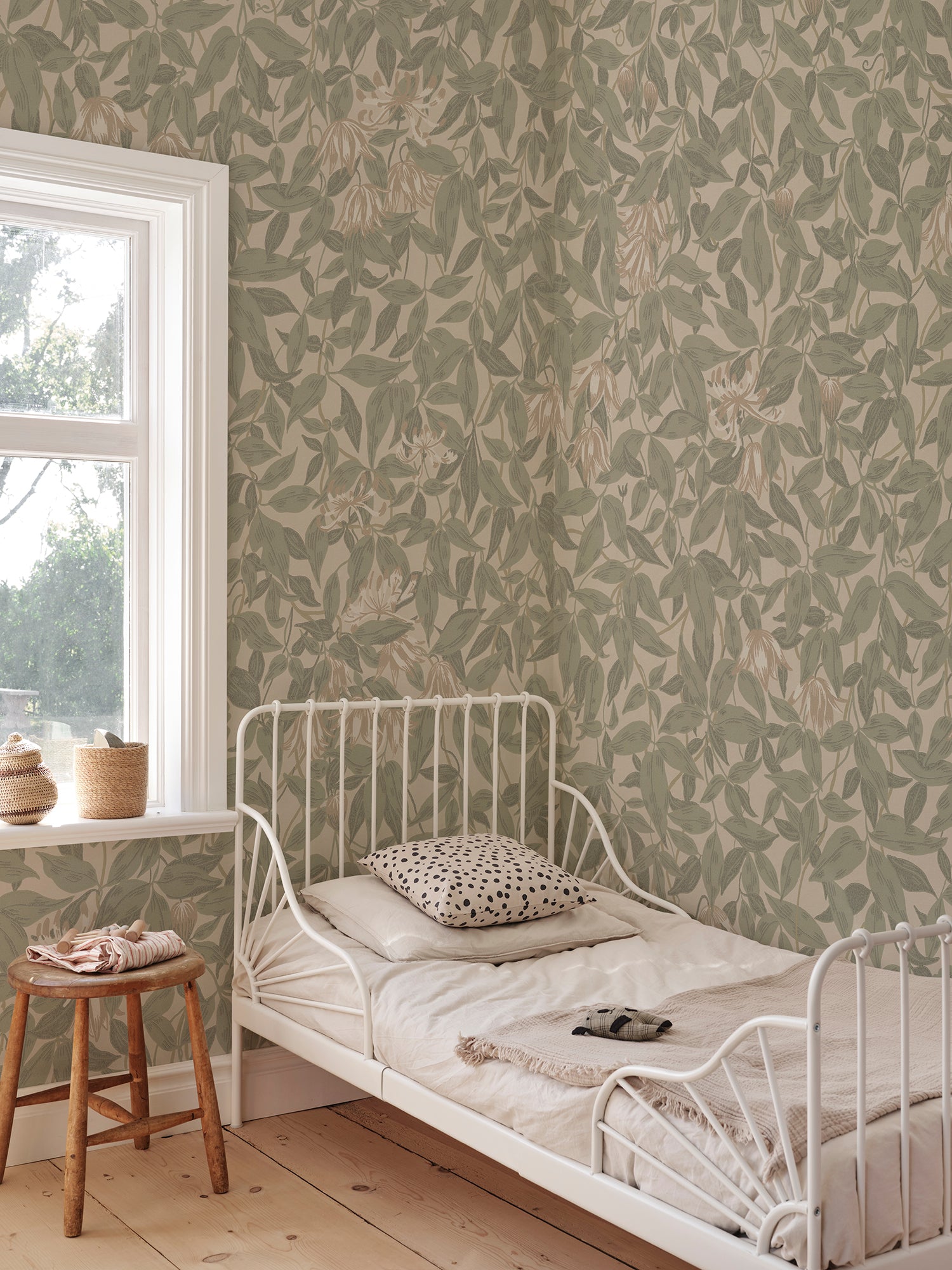 Sandberg Linnea Mural Behang S10718 - Garden Green