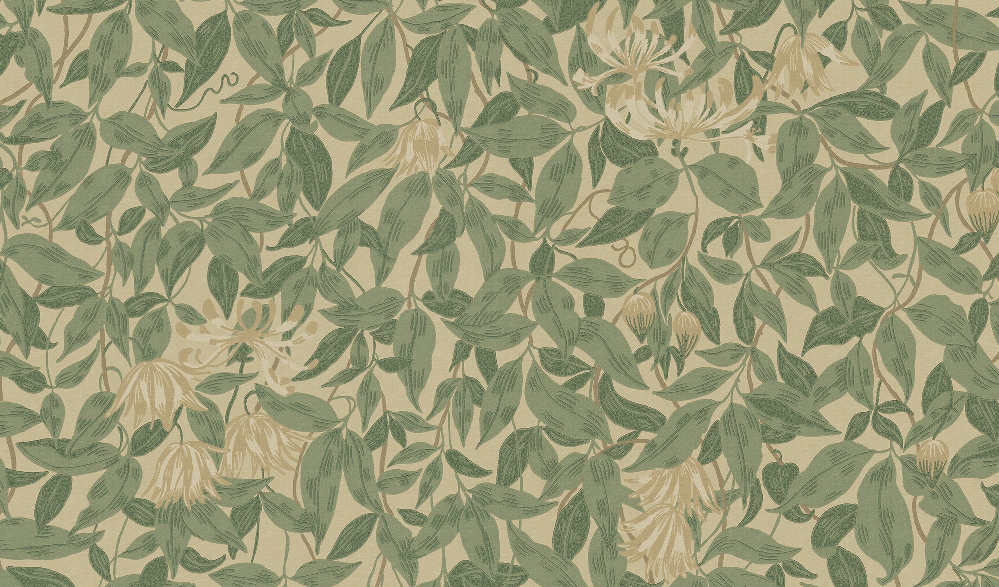 Sandberg Linnea Mural Behang S10720 - Green