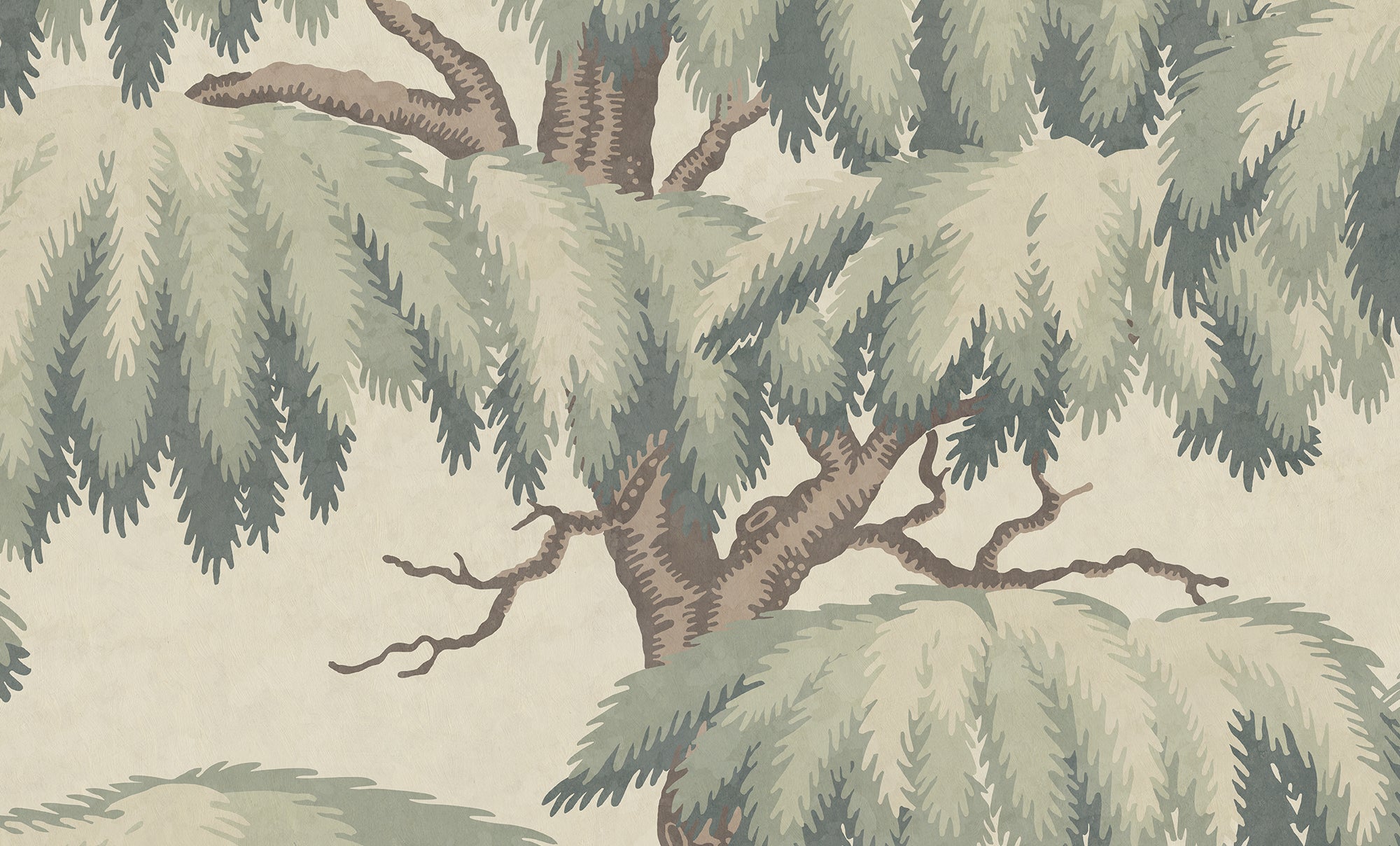 Sandberg Alba Mural Behang S10721 - Green