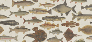 Sandberg Scandinavian Fish Behang S10728 - Beige
