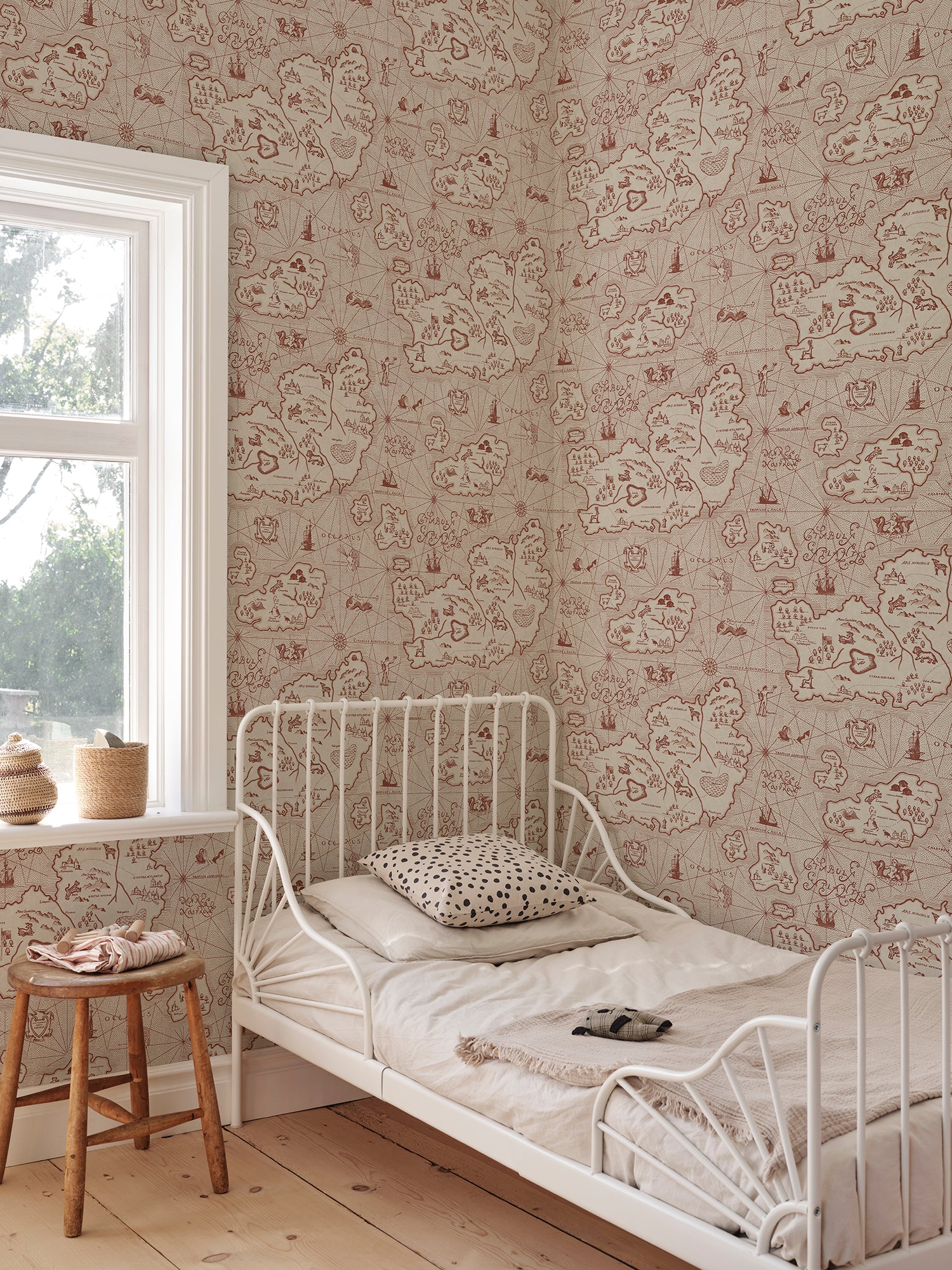 Sandberg Ferdinand Behang S10735 - Burgundy
