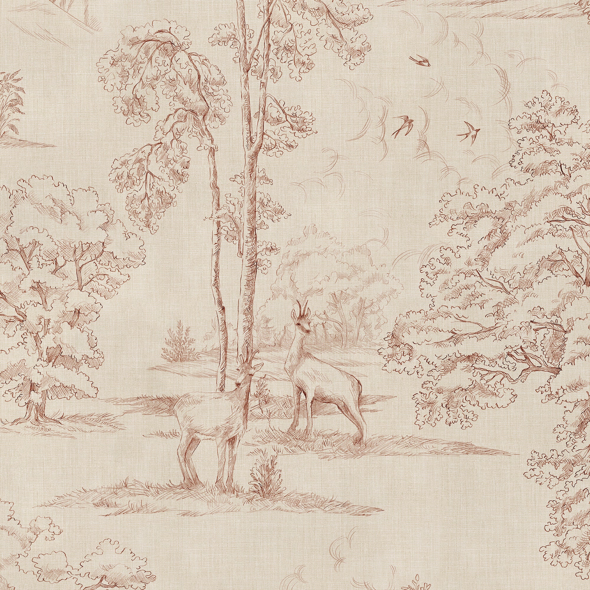 Sandberg Montfort Mural Behang S10741 - Terracotta
