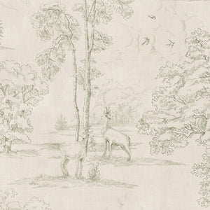 Sandberg Montfort Mural Behang S10742 - Olive Green