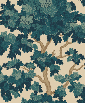 Sandberg Eken Behang S10789 - Teal