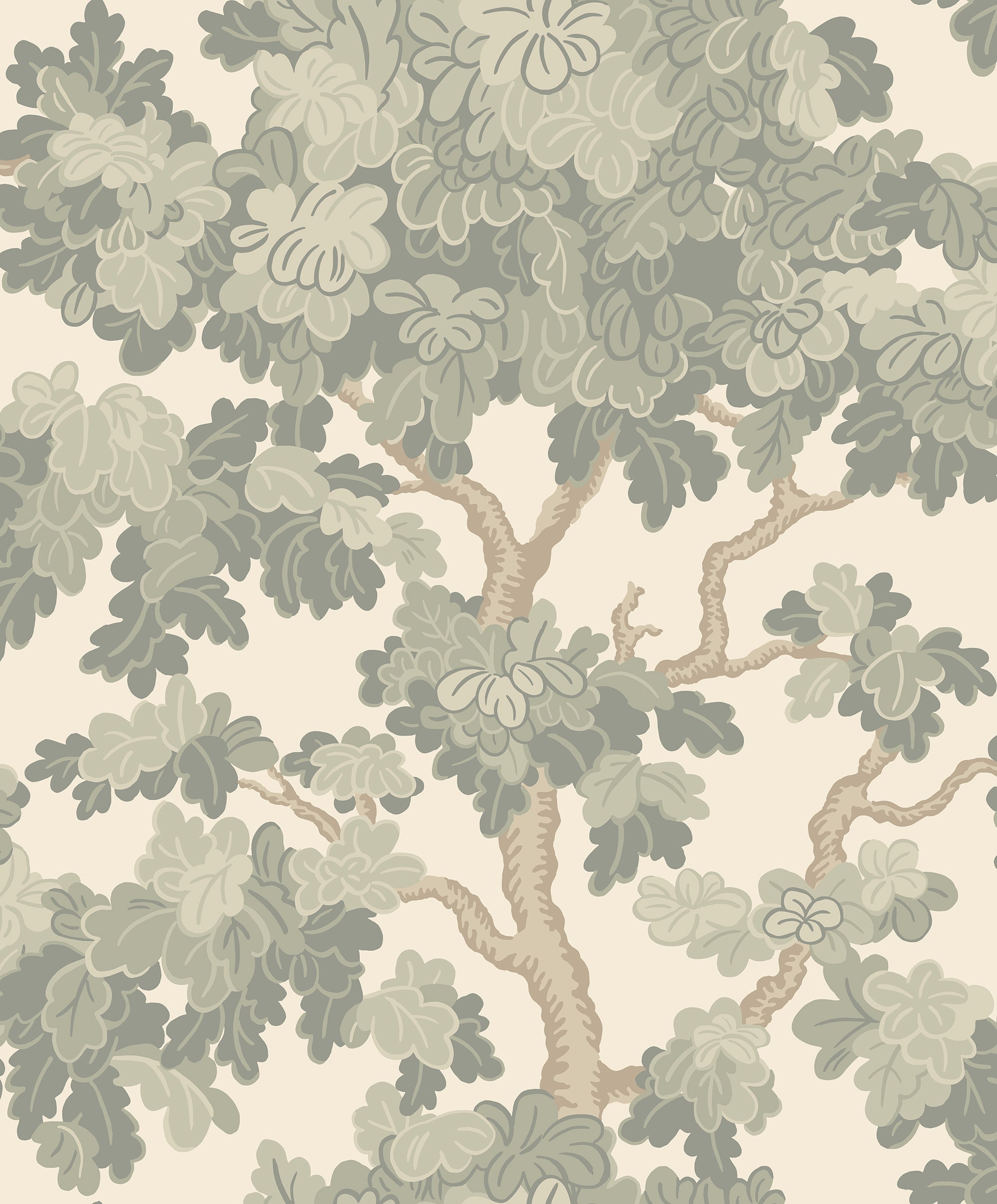 Sandberg Eken Behang S10792 - Garden Green