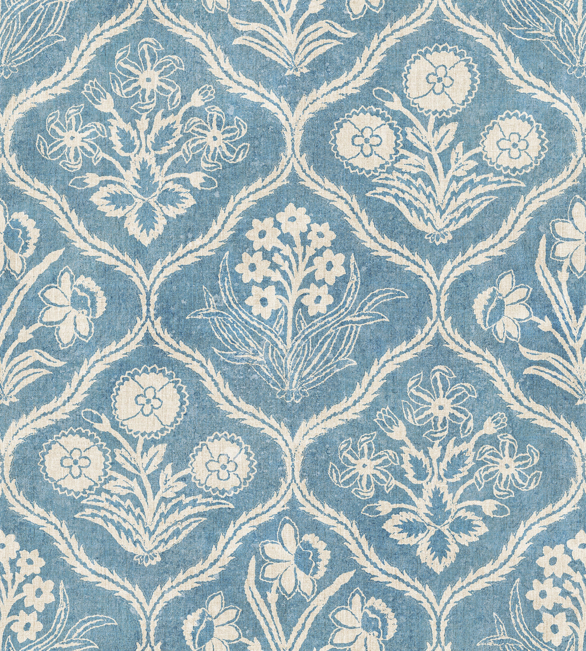 Sandberg Rosa Behang S10828 - Blue