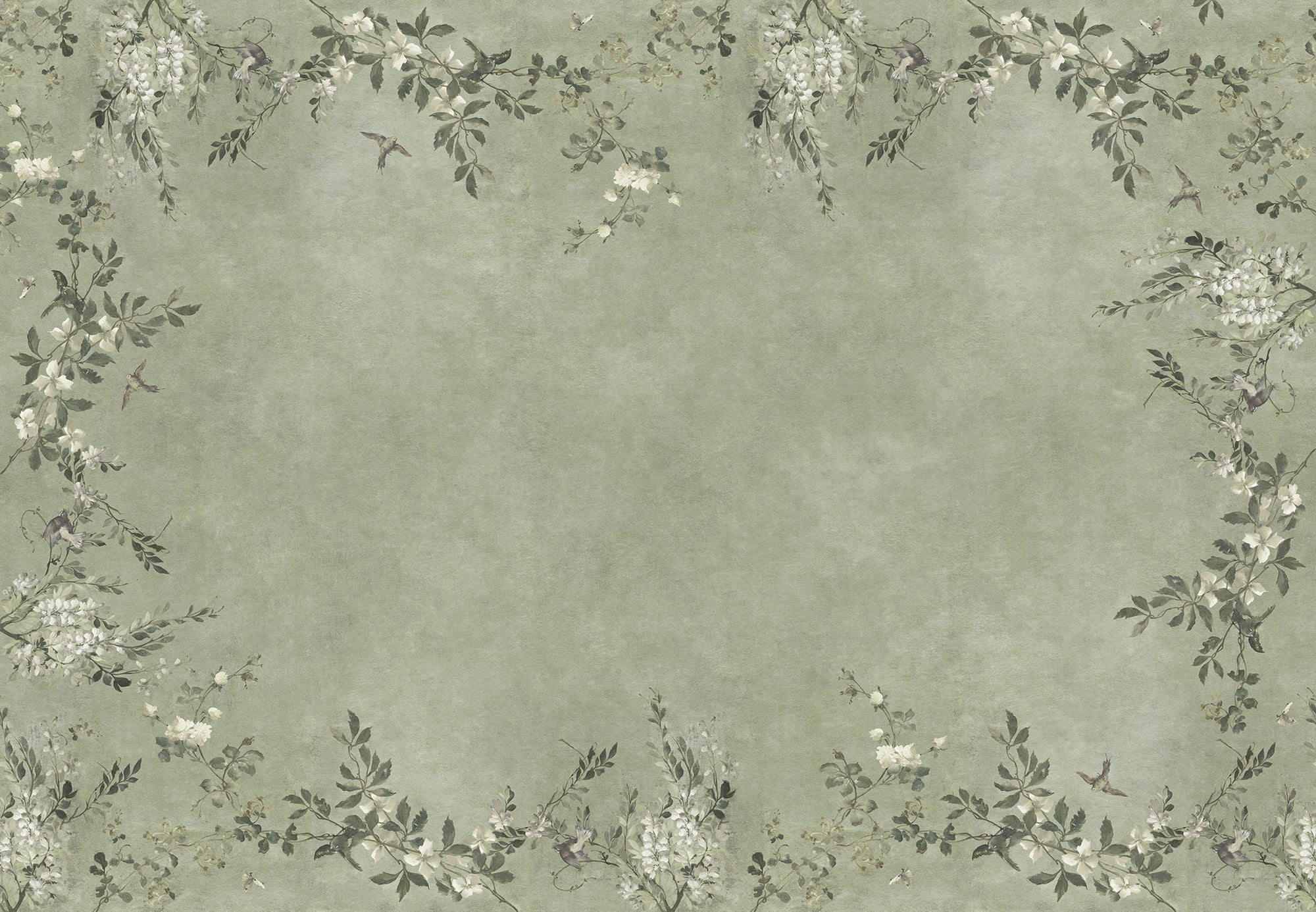 Sandberg Luca Rectangle Behang S10833 - Sage Green